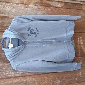 Pink/Victoria's Secret Zip up hoodie. Gray.